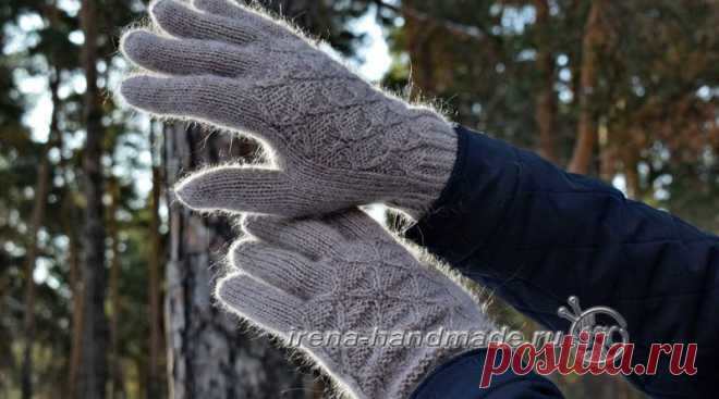 Мужские перчатки «Витторе» (вязание, схемы и фото)