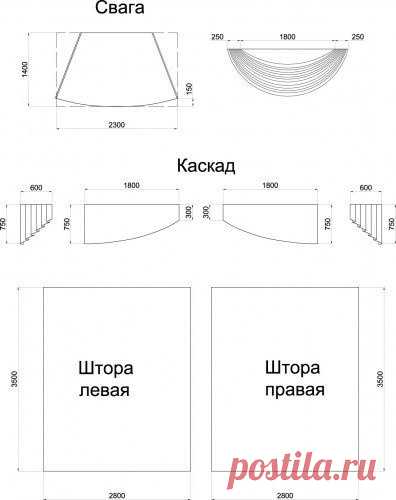 Каскадная штора / Шторы / ВТОРАЯ УЛИЦА