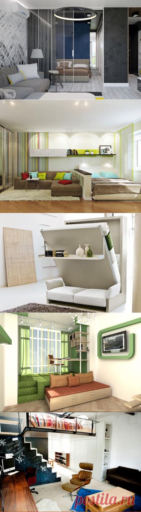 Кровать в гостиной — идеи как спрятать кровать в интерьере гостиной комнаты