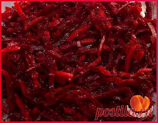 Самый быстрый свекольный салат