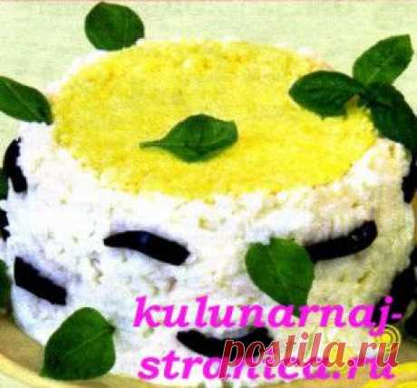 Салат мясной “Березовый пенек”Полезный совет:Как приготовить сгущёное молоко дома.