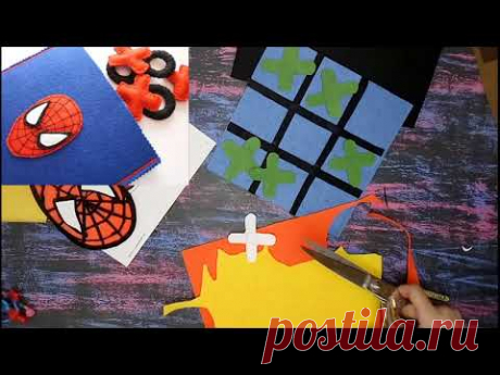 Крестики нолики своими руками / играем с сыном 4 лет