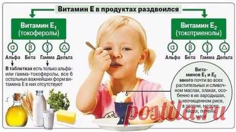 Витамин Е для организма.