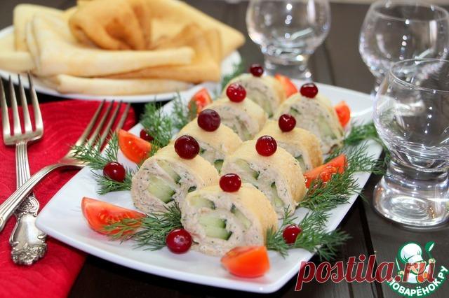 Блинные рулетки "Вкус весны" с освежающей начинкой!