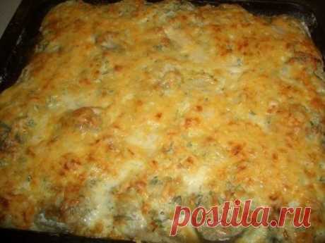 Рыба, запеченная в сметане