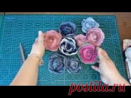 DIY /  ПОСМОТРИТЕ КАК 100% УТИЛИЗИРУЕТСЯ ДЖИНС В КРАСОТУ