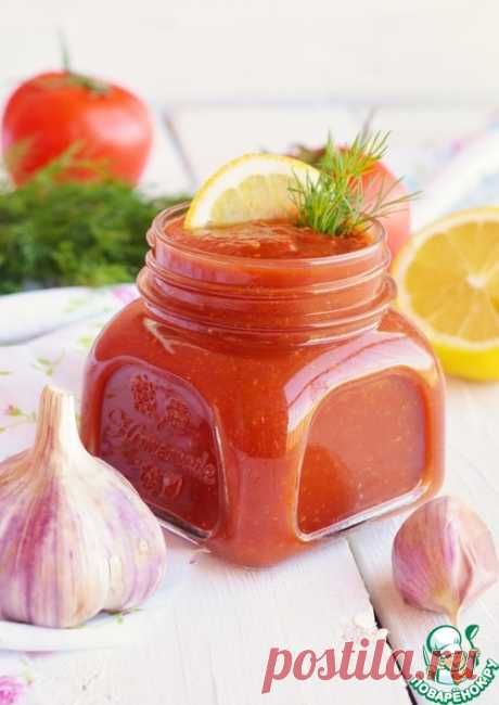 Томатный соус с лимоном.