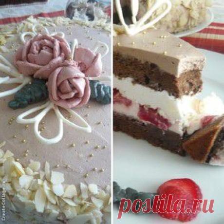 Шоколадный торт с клубникой для Кости Т.. Рецепт c фото, мы подскажем, как приготовить!