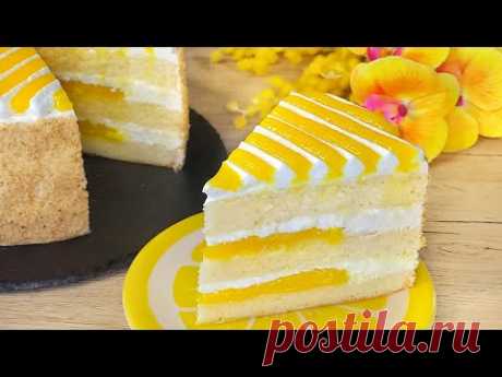 Рецепт лимонного торта на РОЖДЕСТВО! Вы удивитесь, насколько НЕЖНО и ВКУСНО!