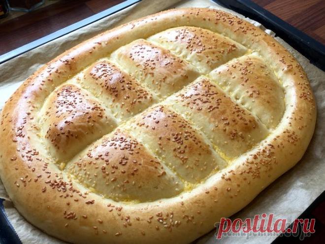 Fladenbrot или Турецкий лаваш из Людмилиного теста