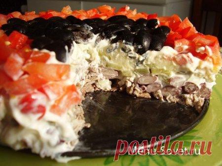 Рецепт слоеного салата " Коварство и любовь " » Кулинарные рецепты вкусной домашней кухни