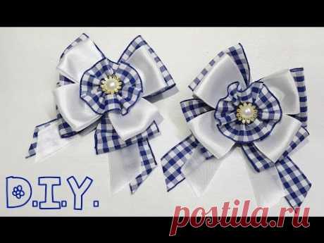❀ ♡ ❀ D.I.Y. Simple Back to School Bow - Tutorial ❀ ♡ ❀