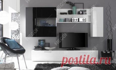 Стенка для гостиной Асти мдф глянец арт92 (артикул: 84722) – купить в Москве за 24990 руб в интернет-магазине Heggi