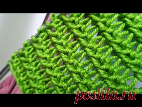Вяжем оригинальную сеточку к летним идеям 🧚🏽‍♀️ knitting pattern.