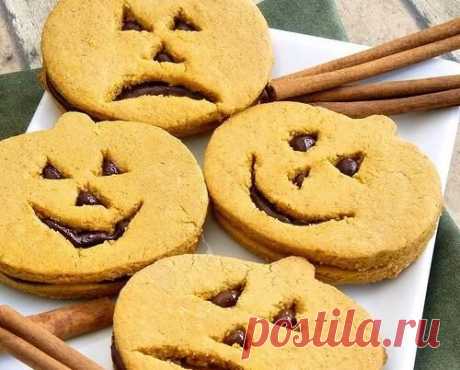 Рецепт &quot;Печенье «Тыквы» на Halloween&quot; | Клубок
