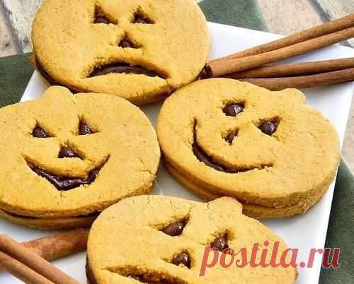 Рецепт "Печенье «Тыквы» на Halloween" | Клубок