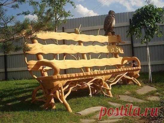 Сказочная скамейка, автору браво