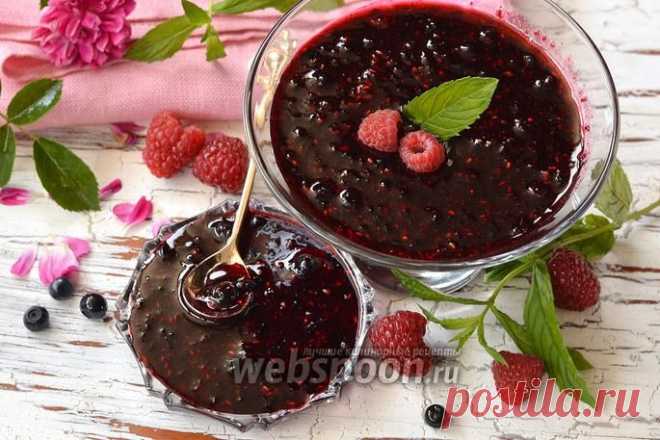 Варенье из черники и малины рецепт с фото, как варить варенье малины с черникой на Webspoon.ru