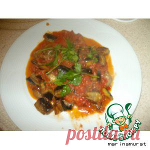 Закуска из баклажанов и помидоров "Patlican meze" - кулинарный рецепт