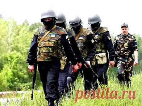 Украинские силовики сдаются в плен под Амвросиевкой