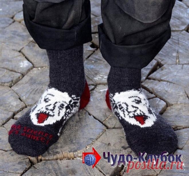 вяжем мужские носки спицами ЭНШТЕЙН