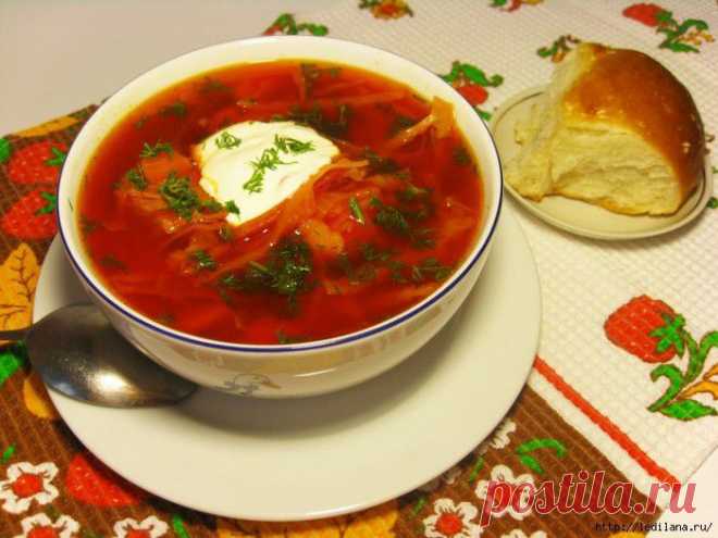 Готовим украинский борщ "Вкуснейший"! .