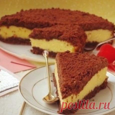 Творожный «торфяной» пирог