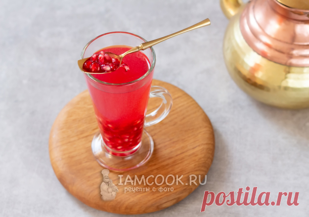 Гранатовый чай — рецепт с фото пошагово