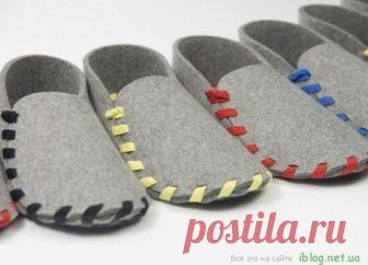 Тапочки двух модификаций Модная одежда и дизайн интерьера своими руками