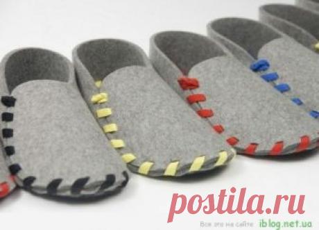 Тапочки двух модификаций Модная одежда и дизайн интерьера своими руками