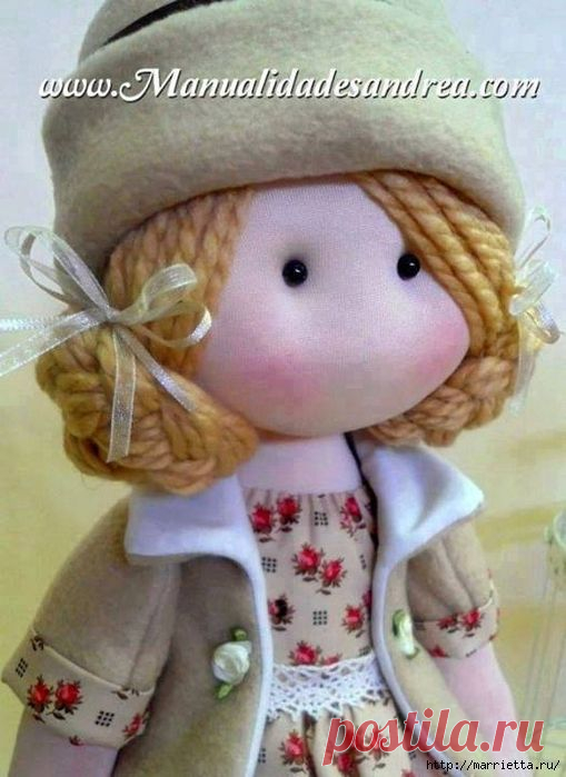 Шьем куколку Diana в одежде и с сумочкой