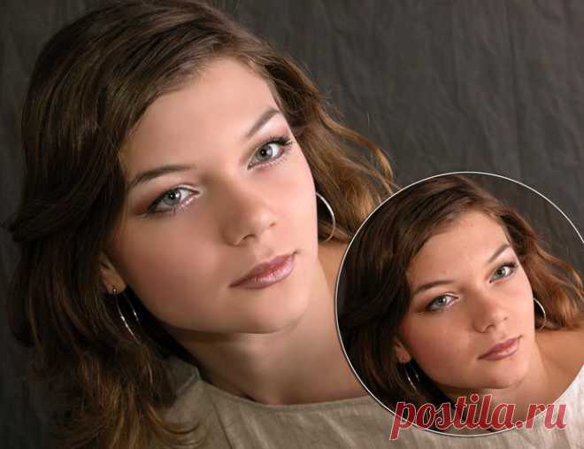 Экспресс ретушь в photoshop в два слоя.