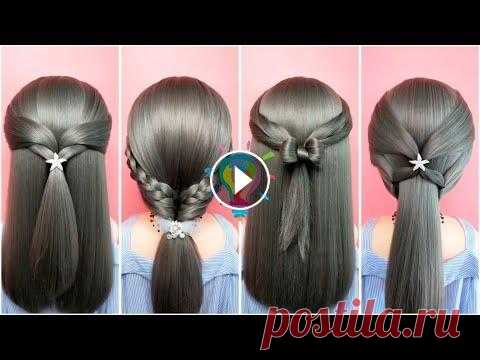 Прически для девочек. Красивые прически пошагово | Hairstyles for girls В этом видео подобраны прически для девочек. Прически в школу и прически на каждый день. Есть легкие прически, которые делаются за 5 минут. Красивые п...