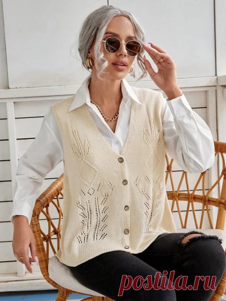 2 женственные вязаные безрукавки (со схемами)