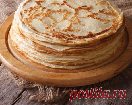 Масленица 2015:  блинов на воде без яиц