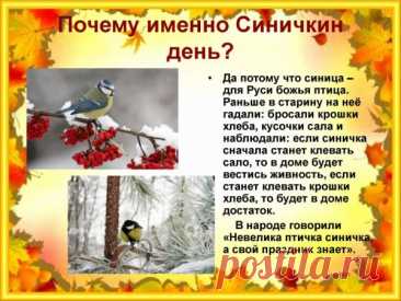 Синичка — символ радости и лёгкости. Пусть этот день принесёт вам мир, уют и приятные мелочи, из которых складывается счастье! А за окном пусть щебечут благодарные гости.
Открытки на Синичкин день