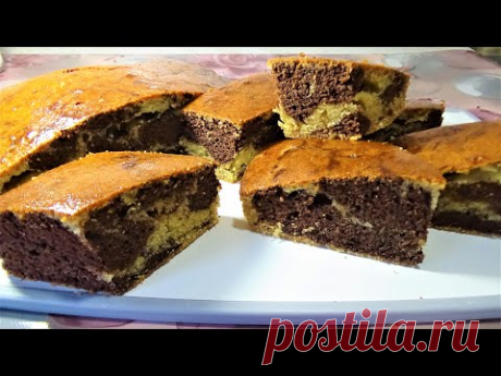 Пирог простой но очень вкусный из манки на молоке Рецепт