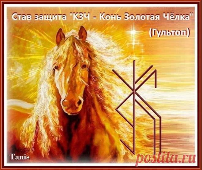 Став защита " КЗЧ - Конь Золотая Чёлка
