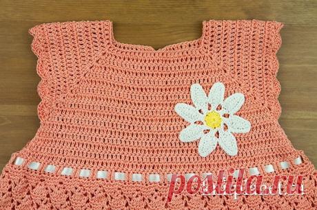 Планета Вязания | Как связать квадратную кокетку крючком. Мастер-класс по вязанию кокетки крючком.
