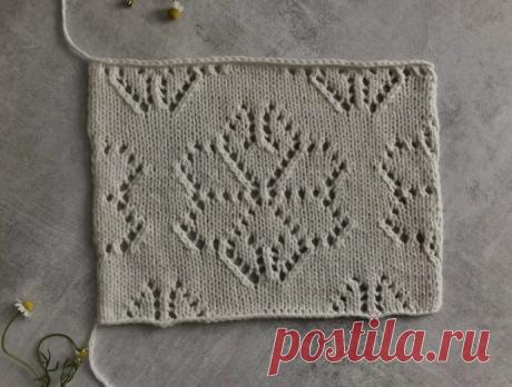 Узор спицами