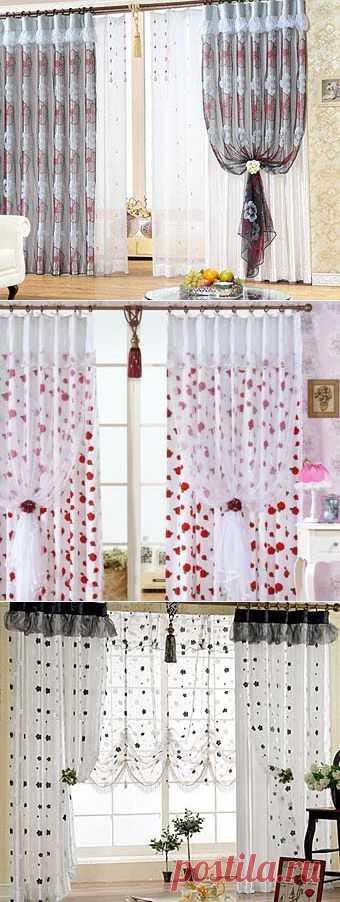 ШТОРЫ ЛЕТНИЕ из СИТЦА  - красиво, необычно, практично, дешево !!!