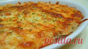 Куриная запеканка с хрустящей корочкой