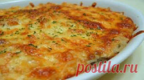 Куриная запеканка с хрустящей корочкой
