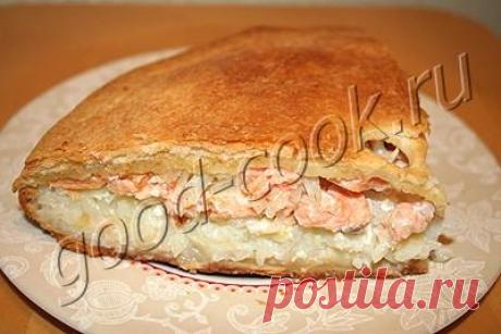 Рыбный пирог с рисом (по финским мотивам), рецепт приготовления