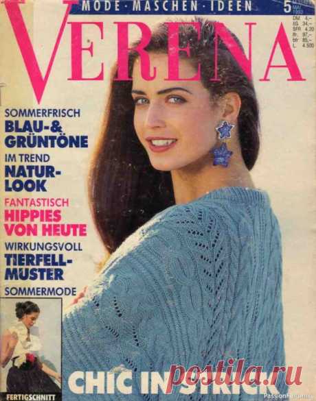 Журнал "V-a" №05 1993 | Журналы Немецкий журнал по вязанию спицами и крючком.