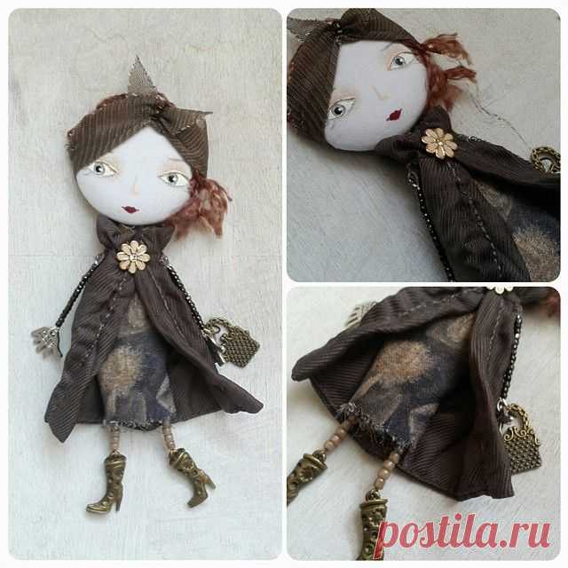 #miopupazzo #etsy #artdoll #broochdoll #handmade #handmadedolls # # кукла текстильнаякукла
