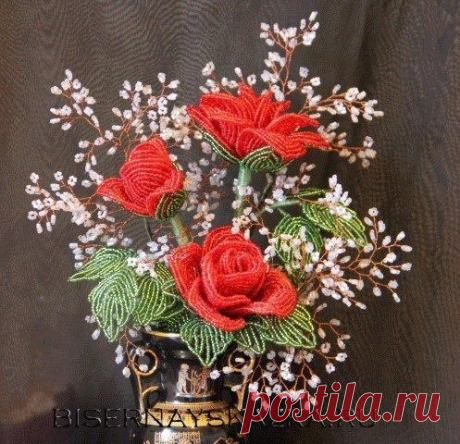 Роза из бисера. Мастер-класс / Богатая добыча