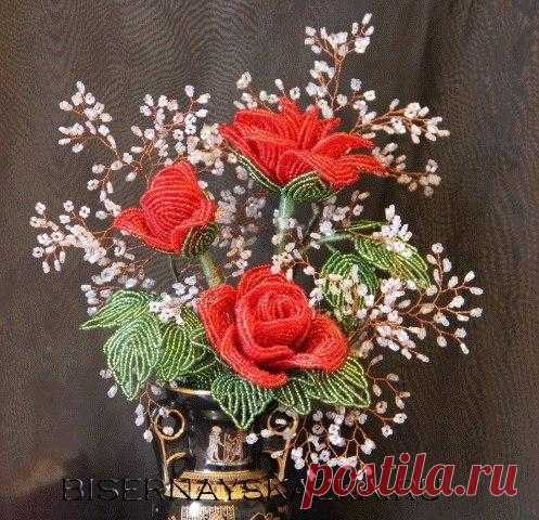 Роза из бисера. Мастер-класс / Богатая добыча