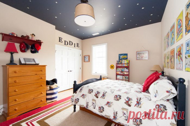 (+1) тема - Красивый потолок в детской | МОЯ КВАРТИРА