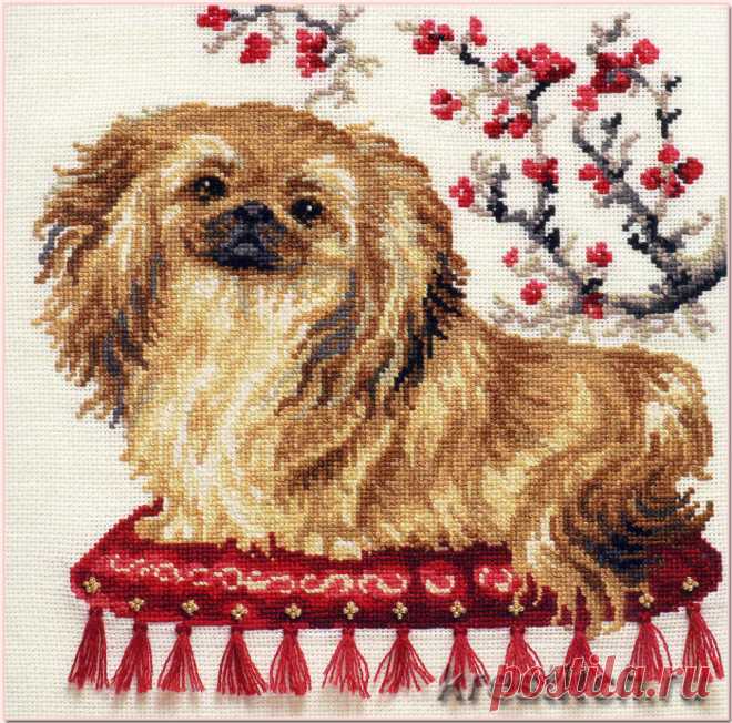 Пекинес арт.1243 Риолис купить в Stitch и Крестик